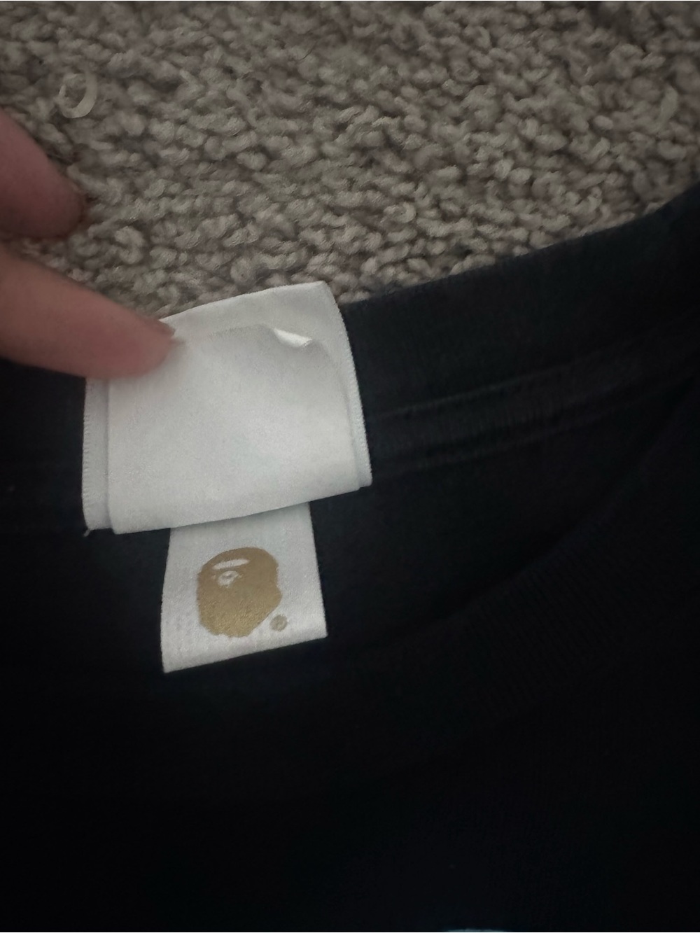 Blue Multicolor Bape Tee - Picture 4 of 4